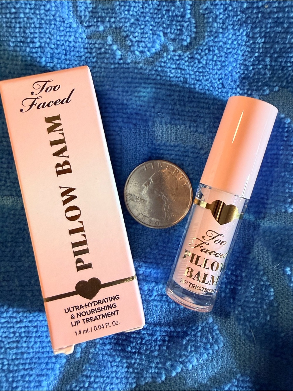 🍄6/$26 Too Faced Pillow Balm Lip Treatment — original .04 oz NWT